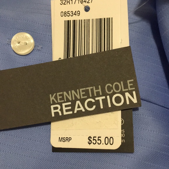 Kenneth Cole Reaction Button Up Long Sleeve Shirt - Picture 6 of 8